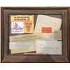 Image 1 : Framed Bodie Stagecoach Ephemera Display