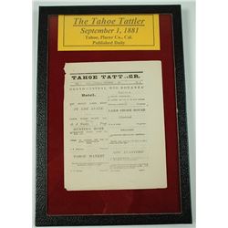Tahoe Tattler: Volume 1, Number 47