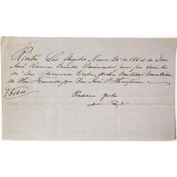 Spanish 1854 Note