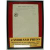 Image 1 : Zamorano Press 1843 Letterhead