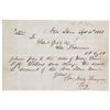 Image 1 : 1858 New Idria note from noted California 49er