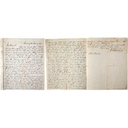 1851 California Gold Rush Letter