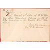 Image 1 : Smith's Flat Toll Road Manuscript Receipt