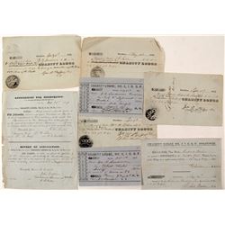 IOOF Stockton 1850's Paperwork