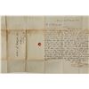 Image 1 : Milledgeville 1843 Stampless Cover to Pigeon Roost's Milton Gathright