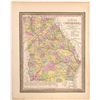 Image 1 : 1851 Cowperthwait Map of Georgia