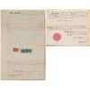 Image 1 : 1867 Deed for the Exchange Stable in Aurora, Nevada w/ 50 cent Nevada Revenue Stamp