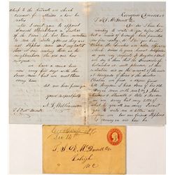 Cerro Gordo Manuscript Cancel and Letter