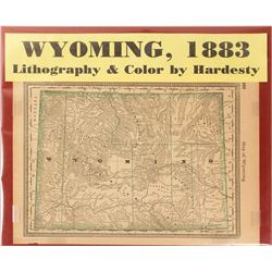 Map of Wyoming, 1883
