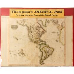 Map of Thompson's America, 1823