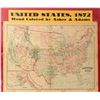 Image 1 : Map of United States, 1872