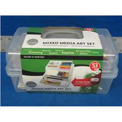 New 53 piece Art set in storage case