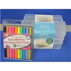 New organizer and 10 piece markers