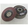 Image 1 : 5 New 4 1/2" Flap grinding disk's