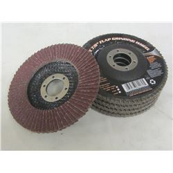 6 New 4 1/2" Flap grinding disk's