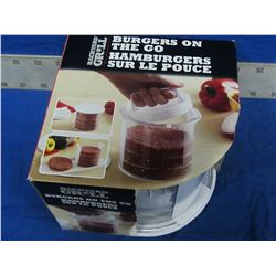 New Backyard Grill Burgers on the go