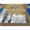 Image 1 : Case of 5 New Uvex clear safety glasses