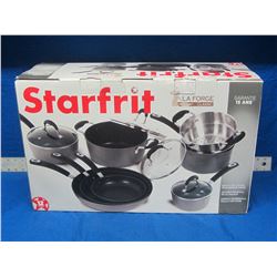 New 12 piece la forge classic Starfrit pot and pan set