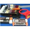 Image 1 : New large paint lot / 2 trays / 2 sets brushes / 5 rollers&paintcan holster