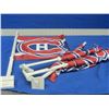 Image 1 : Lot of 4 New Montreal Canadians car flags