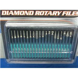 New 20 piece Diamond rotary files