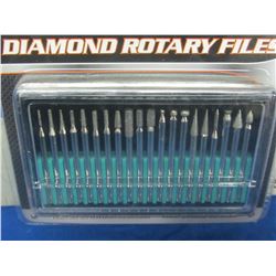 New 20 piece Diamond rotary files