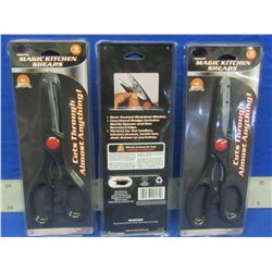 3 New Magic Kitchen Shears / cut through almost anything