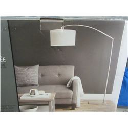 New Floor Lamp / nickle finish / 65" high