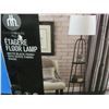 Image 1 : New floor lamp / matt black finish/ 2 shelf