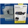 Image 1 : New lot of 2 electronics / bluetooth wireless headset & hands free car kit
