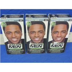 3 New Just For Men original jet black