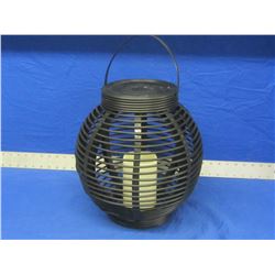 Large flameless LED patio Lantern  14" high 14" round