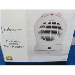 New Heater/fan with Oscillation/2 settings/adjusible heat/safety tipover