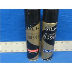 New Silk professional Hair Spray / 1 mega hold & 1 ultra hold
