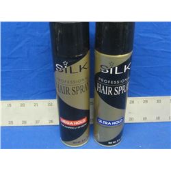 New Silk professional Hair Spray / 1 mega hold & 1 ultra hold