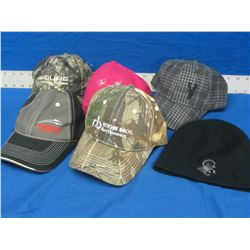 Flat of hats and 1 touque