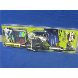 New Zebco telescopic rod & reel with double decker filled tackle box