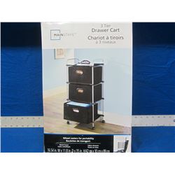 New 3 tier cart on wheels for portability