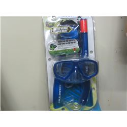 New US Divers snorkel kit for kids / fins / mask / snorkel / mesh bag