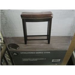 New upolstered saddle stool 26" high