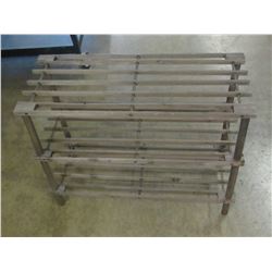 Small wood 3 tier shelf