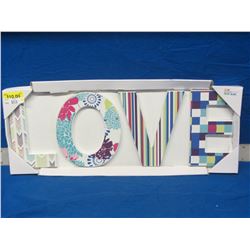 New LOVE wall letters