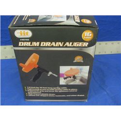 New 16 foot drum drain auger for your sinks / bathtubs & other drains