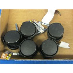 New swivel castors set of 5