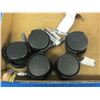 Image 1 : New swivel castors set of 5