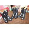 Image 2 : THREE PAIR OF STEEL TOE RAIN BOOTS