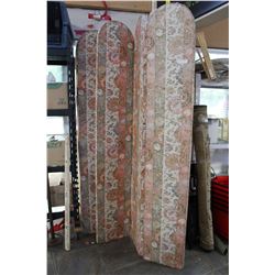 THREE PADDED FOLDING DIVIDER WALLS