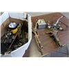 Image 1 : BOX OF MOEN FAUCET WELL PUMPS AND TOOLS