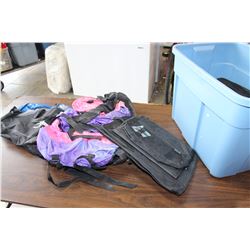 TOTE OF LAPTOP BAGS COOLER BAGS AND BACKPACKS