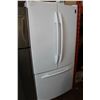 Image 1 :  WHITE GE PROFILE 2 DOOR FRIDGE WITH BOTTOM FREEZER DRAWER TESTED WORKING